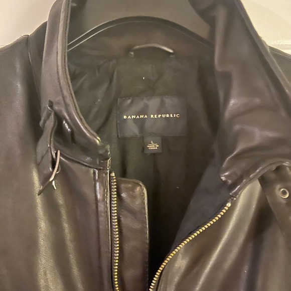 Banana Republic Leather Jacket - Picture 5 of 5